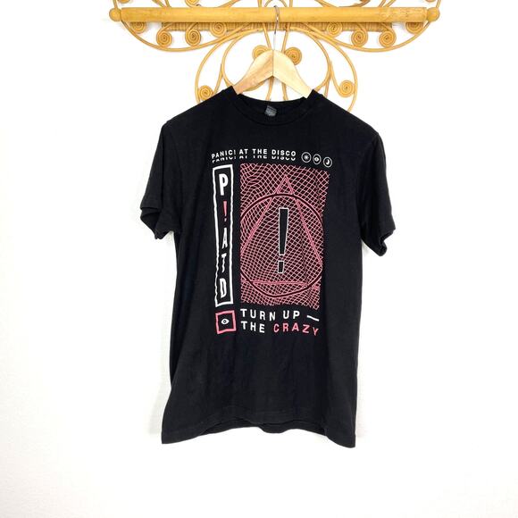 Panic at the Disco black graphic t shirt sz small - Picture 1 of 3